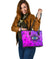 Leather Totes - Evil Eye Small Leather Tote Simple Style - Pink LT8 - Wonder Print Shop