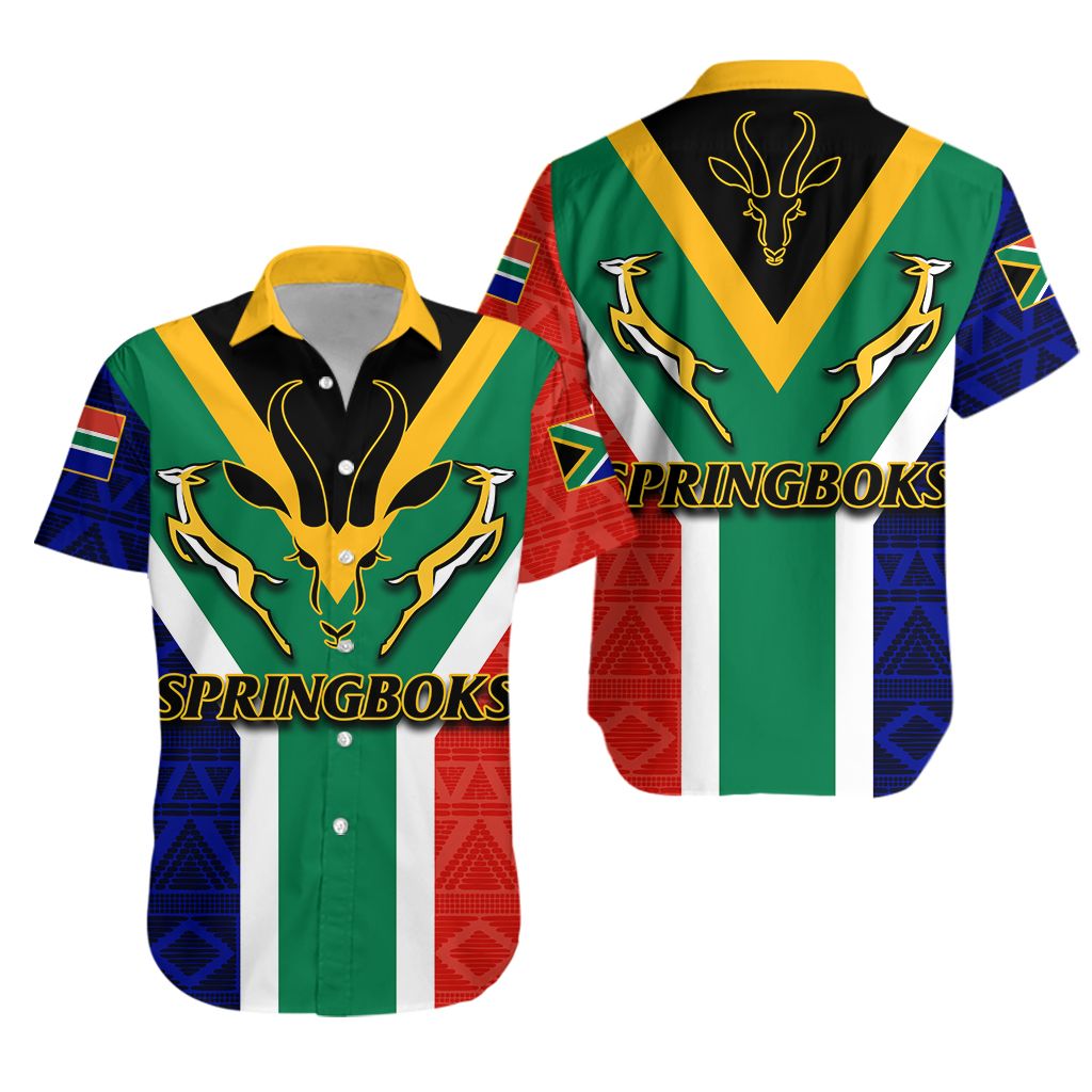 south-africa-springboks-mix-african-patterns-hawaiian-shirt