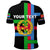 Custom Eritrea Polo Shirt Flag Vibes Black LT8 - Wonder Print Shop