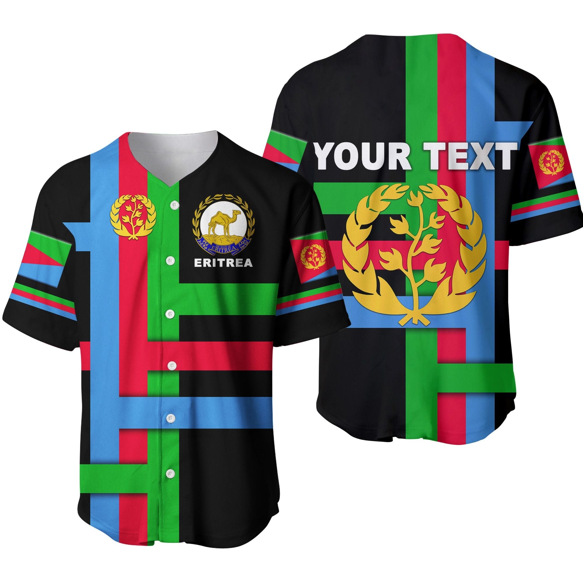 custom-personalised-eritrea-baseball-jersey-flag-vibes-black