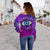 Sweatshirt Evil Eye Women's Off Shoulder Sweater Universe Style LT8 - Wonder Print Shop