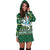 Lithuania Christmas Hoodie Dress - Green RLT6 - Wonder Print Shop