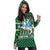 Lithuania Christmas Hoodie Dress - Green RLT6 - Wonder Print Shop