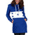 Honduras Flag with Coat of Arms Hoodie Dress RLT8 - Wonder Print Shop