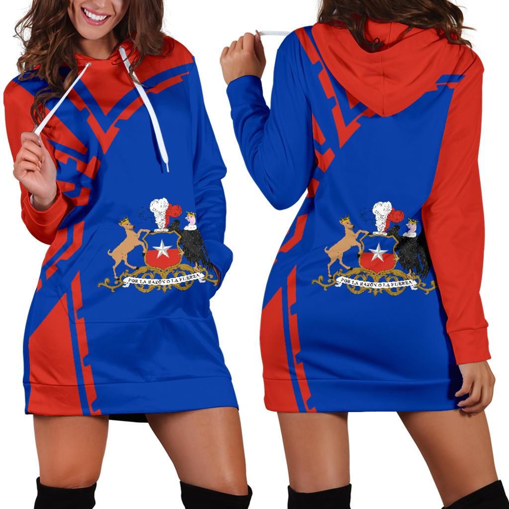 Chile Hoodie Dress Premium Style RLT7 - Wonder Print Shop