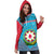 Azerbaijan Hoodie Dress Special Map RLT8 - Wonder Print Shop