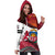 Latvia Hoodie Dress Fall In The Wave RLT6 - Wonder Print Shop