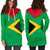 Guyana Hoodie Dress Babarian (Green) RLT8 - Wonder Print Shop