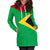 Guyana Hoodie Dress Babarian (Green) RLT8 - Wonder Print Shop