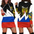 Russia Hoodie Dress Original Flag RLT12 - Wonder Print Shop