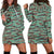 Army Guyana Tiger Stripe Camouflage Seamless Womens Hoodie Dress RLT8 - Wonder Print Shop