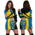 Sweden Hoodie Dress Flag and Valknut Symbols RLT7 - Wonder Print Shop