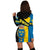 Sweden Hoodie Dress Flag and Valknut Symbols RLT7 - Wonder Print Shop