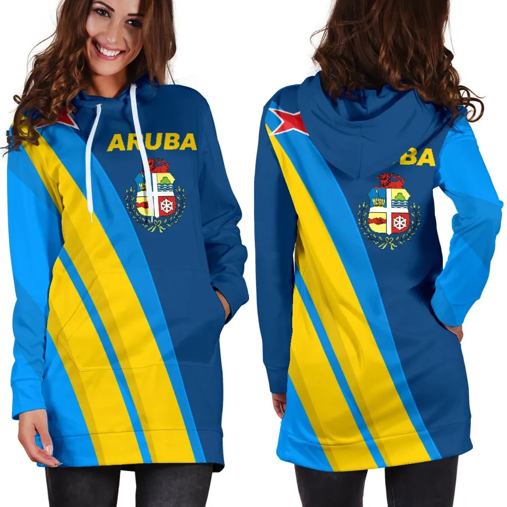 Aruba Hoodie Dress - Special Version RLT7 - Wonder Print Shop