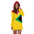 Guyana Hoodie Dress Babarian (Yellow) RLT8 - Wonder Print Shop