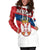 Serbia Women Hoodie Dress Sporty Style RLT7 - Wonder Print Shop