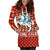 Lithuania Christmas Hoodie Dress - Red RLT6 - Wonder Print Shop