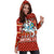 Lithuania Christmas Hoodie Dress - Red RLT6 - Wonder Print Shop