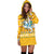 Lithuania Christmas Hoodie Dress - Yellow RLT6 - Wonder Print Shop