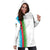 Azerbaijan Hoodie Dress United Flag (White) RLT8 - Wonder Print Shop