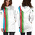 Azerbaijan Hoodie Dress United Flag (White) RLT8 - Wonder Print Shop