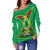 Guyana Hoodie Dress Flag Warriors RLT8 - Wonder Print Shop