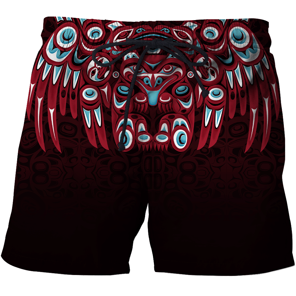 native-american-bear-northwest-pacific-native-american-customized-men-shorts