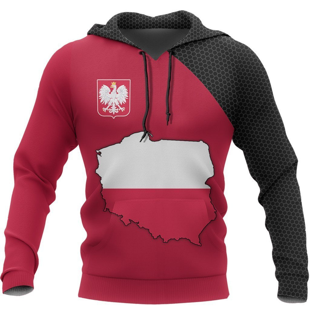 Poland Map Special Hoodie - Wonder Print Shop