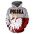 Polska - Poland Knitted Flag Hoodie - Wonder Print Shop