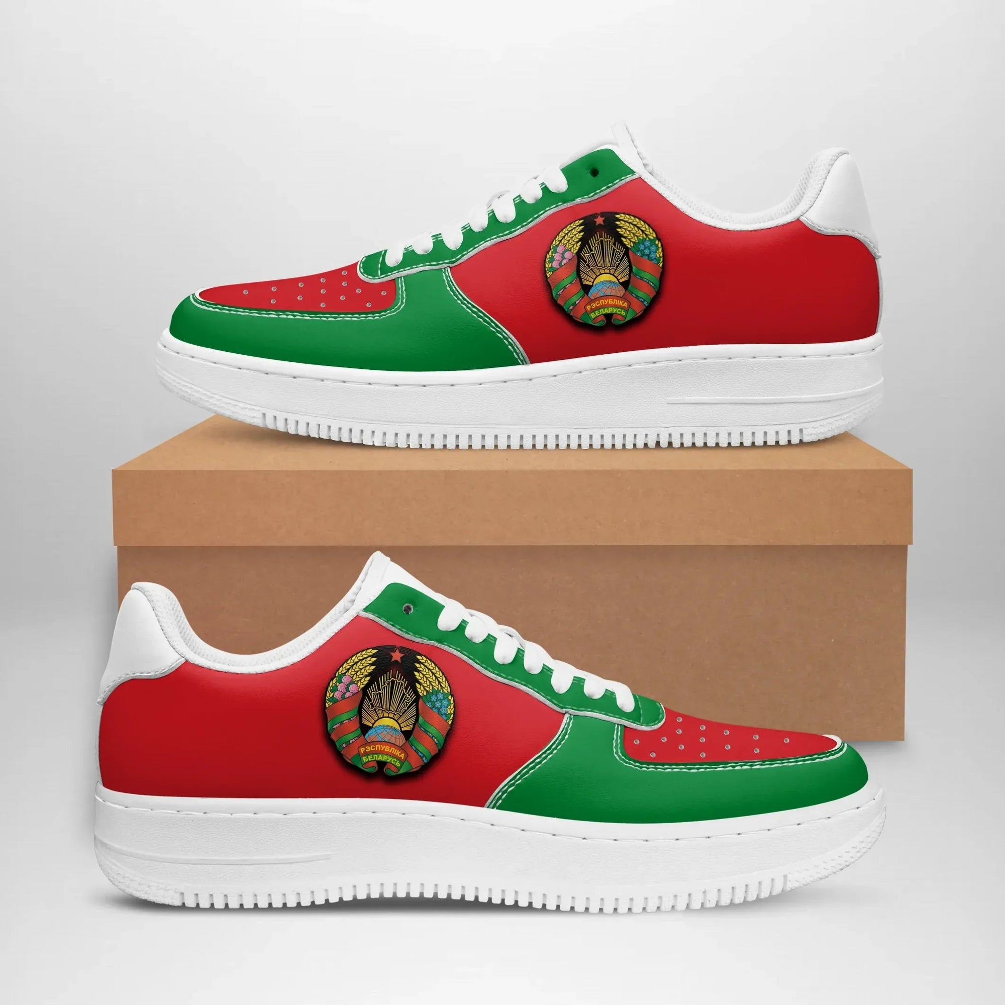 Belarus Sneakers - Like Air Force 1 (Women/Men) RLT6 - Wonder Print Shop