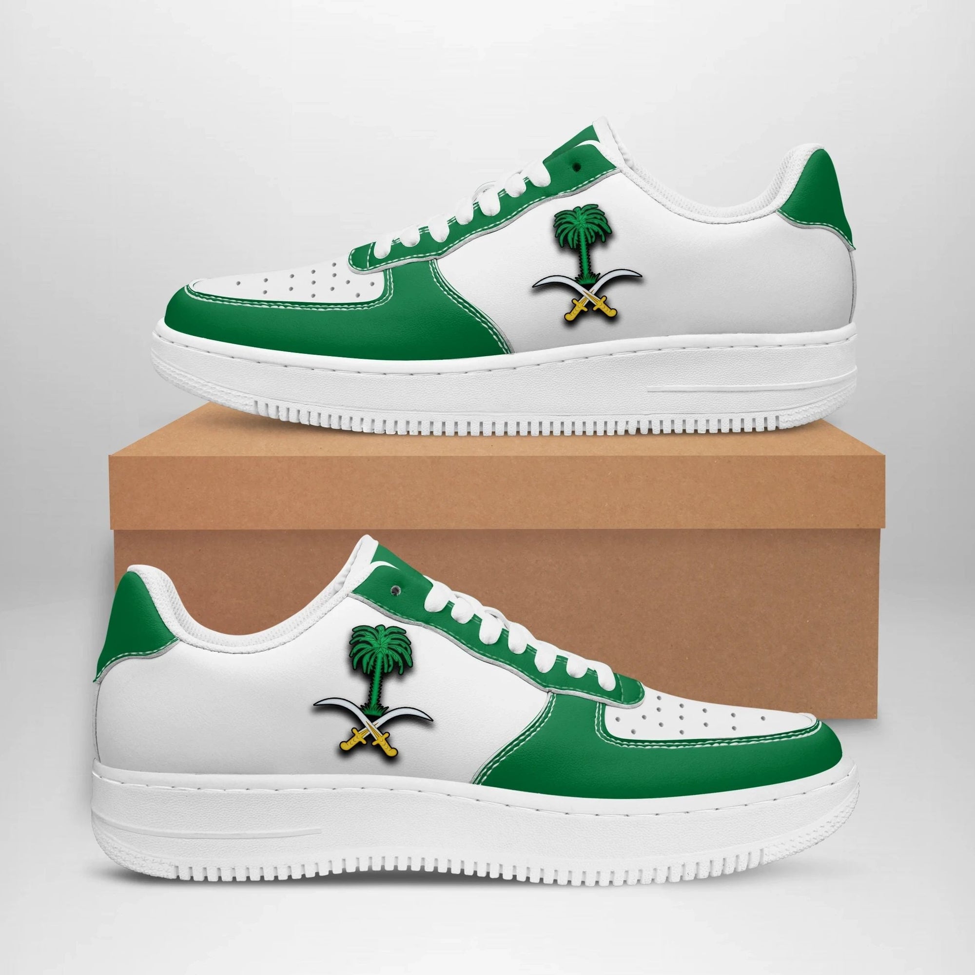 Saudi Arabia Sneakers Like Air Force 1 Women/Men RLT13 - Wonder Print Shop