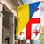 Georgia Flag With Ukraine Flag RLT12 - Wonder Print Shop