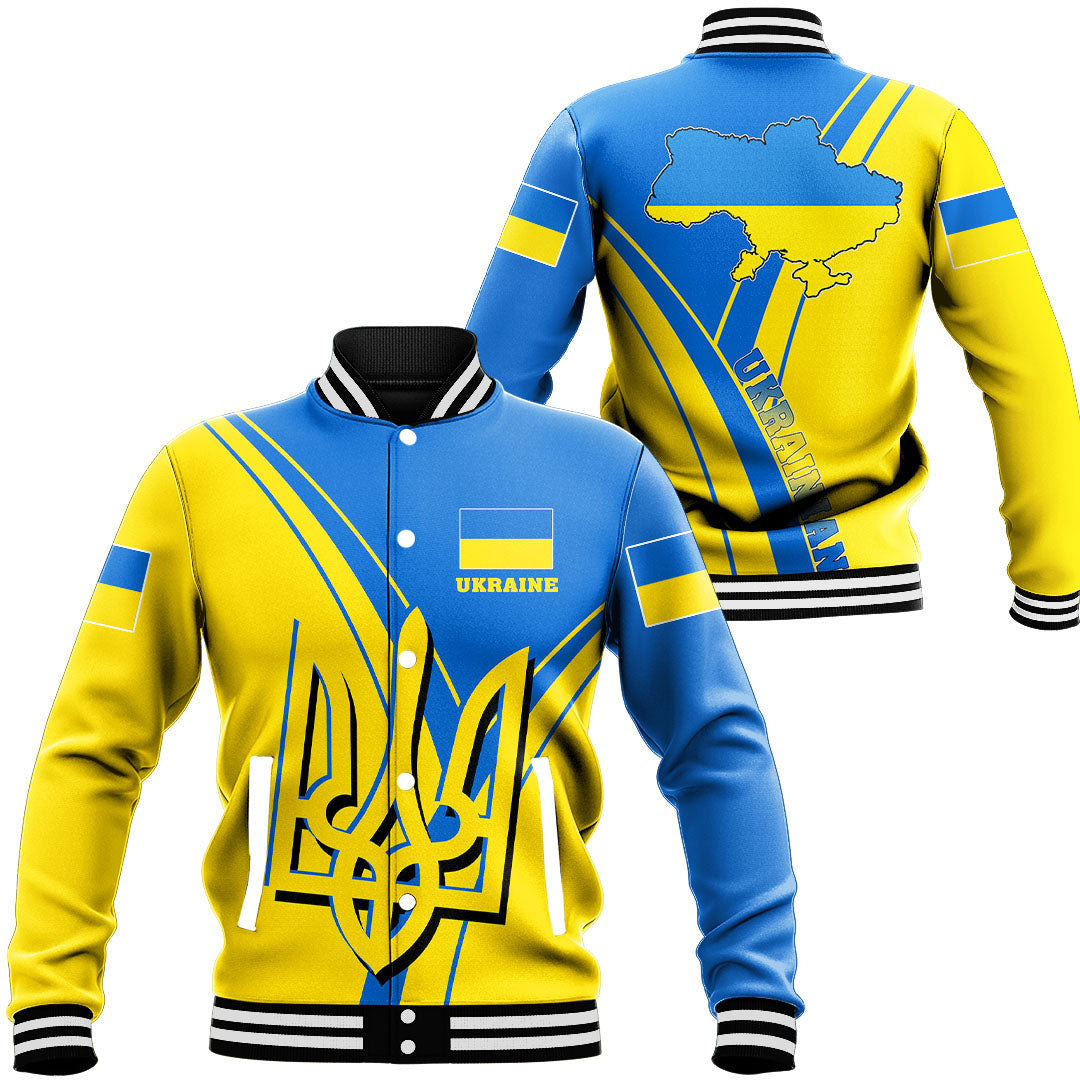 Ukraine Pride Baseball Jackets RLT7 - Wonder Print Shop