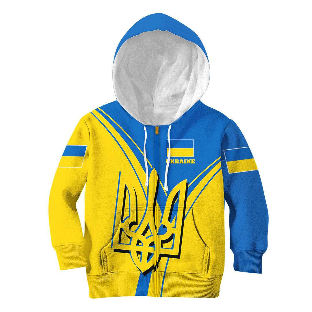 Ukraine Pride Hoodie Kid RLT7 - Wonder Print Shop