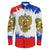 Russia Paint Style Long Sleeve Button Shirt RLT12 - Wonder Print Shop