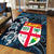 Wonder Print Shop Home Set - Fiji Coat of Arms Turtle Palm Tree Area Rug LT10 - Wonder Print Shop