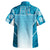 Polynesian Shirt Personalized Kakau Hawaii Polynesian Blue Gradient Hawaiian Shirt LT10 - Wonder Print Shop