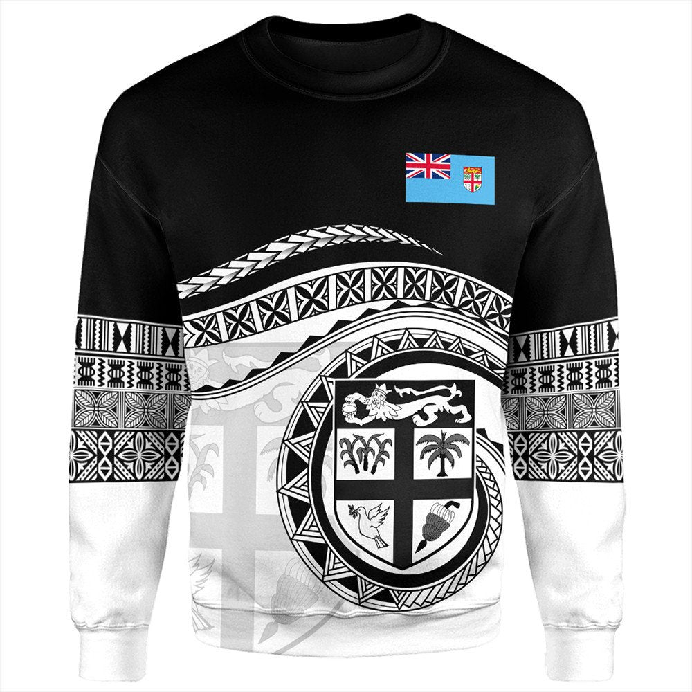 Polynesian Sweatshirt Fiji Rugby Concept Sweatshirt LT10 - Wonder Print Shop