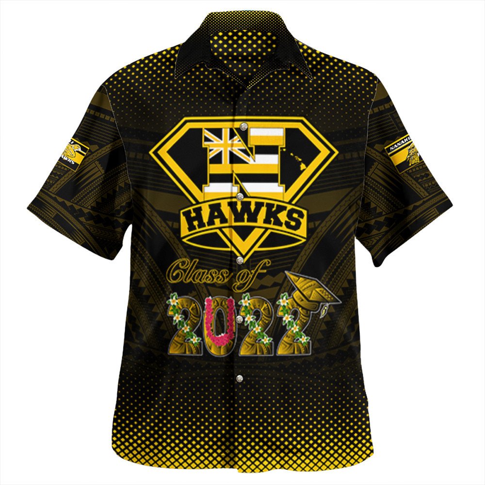 Polynesian Shirt Personalized Hawaii Class Of Nanakuli Golden Hawks Hawaiian Shirt LT10 - Wonder Print Shop