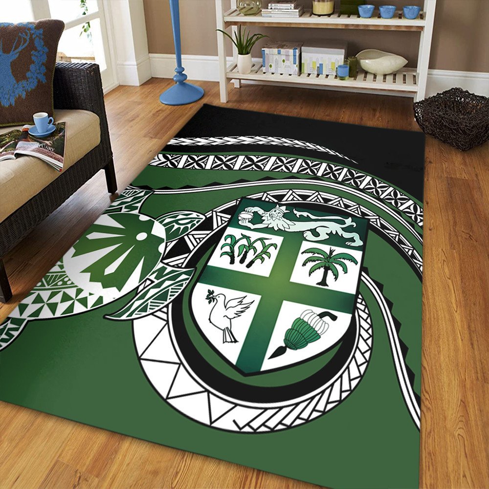 Polynesian Home Set Fiji Masi Turtle Area Rug LT10 - Wonder Print Shop