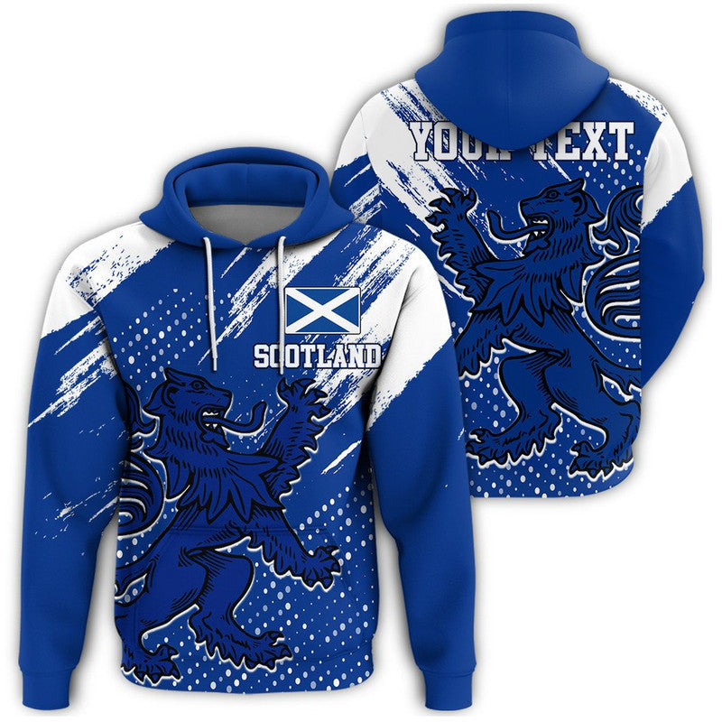 Custom Scotland Lion Grunge Hoodie RLT12 - Wonder Print Shop