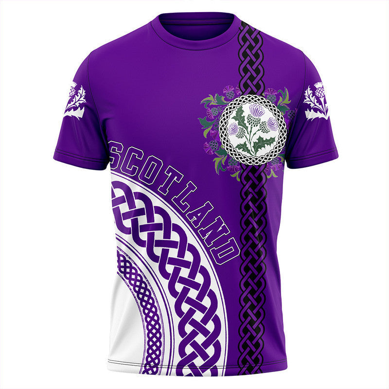 custom-text-scotland-purple-thistle-t-shirt