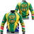 Wonder Print Shop Clothing - South Africa Action Flag Baseball Jacket RLT7 - Wonder Print Shop