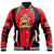 Wonder Print Shop Clothing - Malawi Action Flag Baseball Jacket RLT7 - Wonder Print Shop