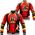 Wonder Print Shop Clothing - Uganda Action Flag Baseball Jacket RLT7 - Wonder Print Shop