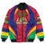 Getteestore Clothing - Mauritius Action Flag Bomber Jacket RLT7 - Wonder Print Shop