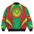 Wonder Print Shop Clothing - Mauritania Action Flag Bomber Jacket RLT7 - Wonder Print Shop