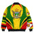 Wonder Print Shop Clothing - Zimbabwe Action Flag Bomber Jacket RLT7 - Wonder Print Shop