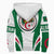 Wonder Print Shop Clothing - Algeria Action Flag Sherpa Hoodie RLT7 - Wonder Print Shop