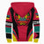 Wonder Print Shop Clothing - Mozambique Action Flag Sherpa Hoodie RLT7 - Wonder Print Shop